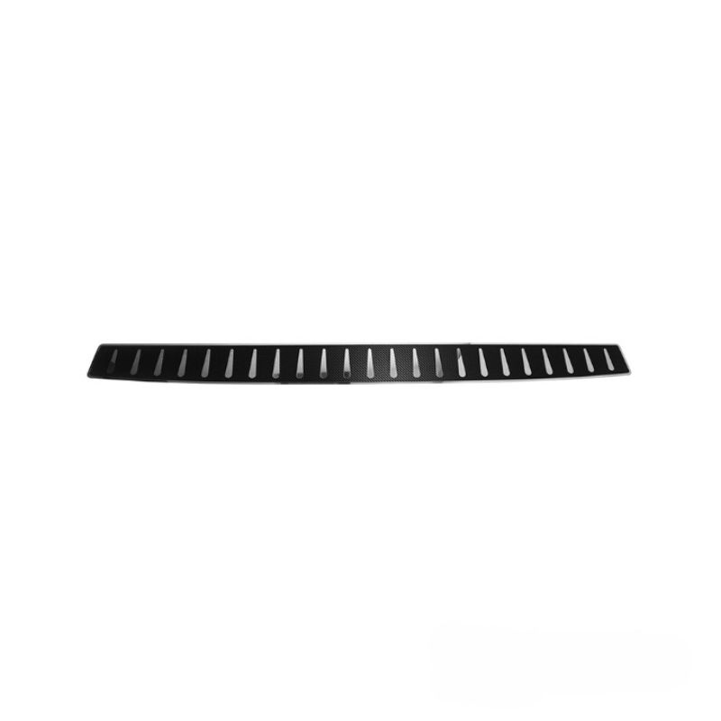 BP68SC-L3@SCU, Rear Bumper Sill Cover (L3) S.Steel (Gloss) 