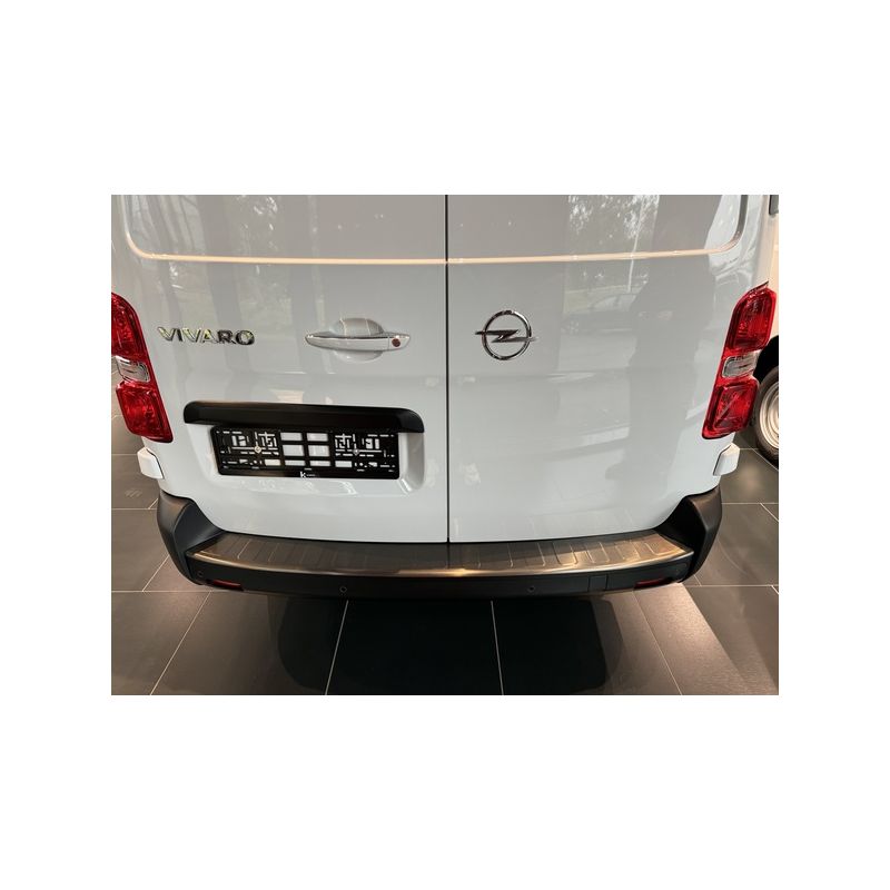 Loading edge protector / Bumperplate - Steel - Black-Brushed